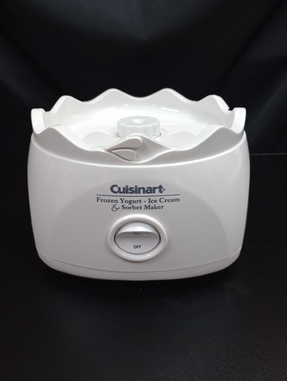 Cuisinart ICE-20 Automatic Frozen Yogurt Ice Cream & Sorbet Maker White Base onl